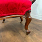 Victorian Mahogany Show Frame Easy Armchair