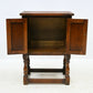 Old Charm Pedestal/Bedside Cabinet Cupboard Linenfold Doors FREE UK DELIVERY. SBR10989/3009E