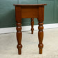 Antique Style Long Console Table - Hardwood Mahogany Finish