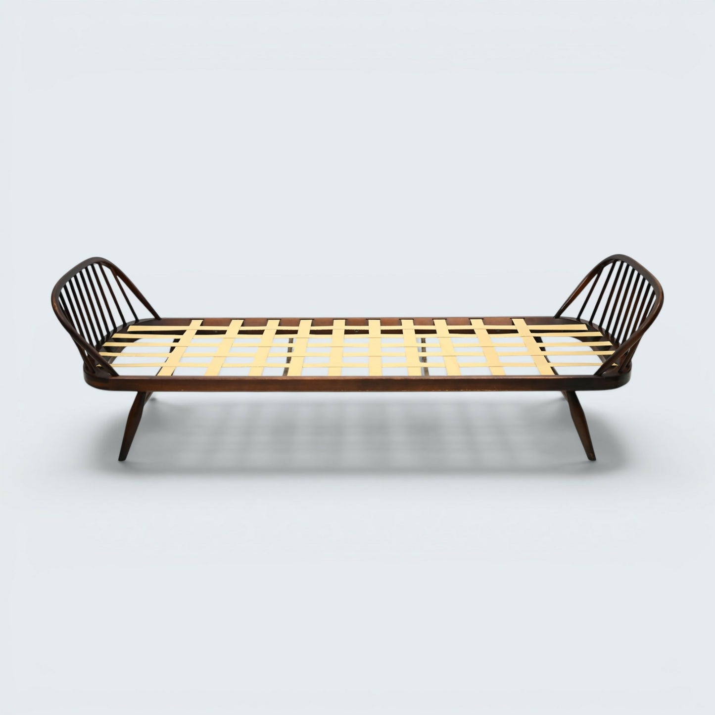 Ercol Studio Couch Day Bed Good Webbing Dark Finish Model 355 FREE UK Delivery*