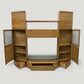 Large Hatfields Entertainment Wall Unit Oak Drawers & Cupboards FREE UK Delivery. SBR10963/2309E