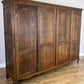 Wardrobe Vintage French Louis XVI Style Four Door Oak Carved Armoire LOT 6081