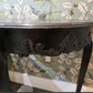 Reproduction Maison Demi Lune Console in black, manufactured by Gallery Direct Ltd
