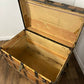 Victorian Domed Steamer Trunk / Antique Travel Chest