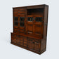 Old Charm Large Wall Unit Bureau Drinks Oak Tudor Brown Finish FREE UK Delivery*