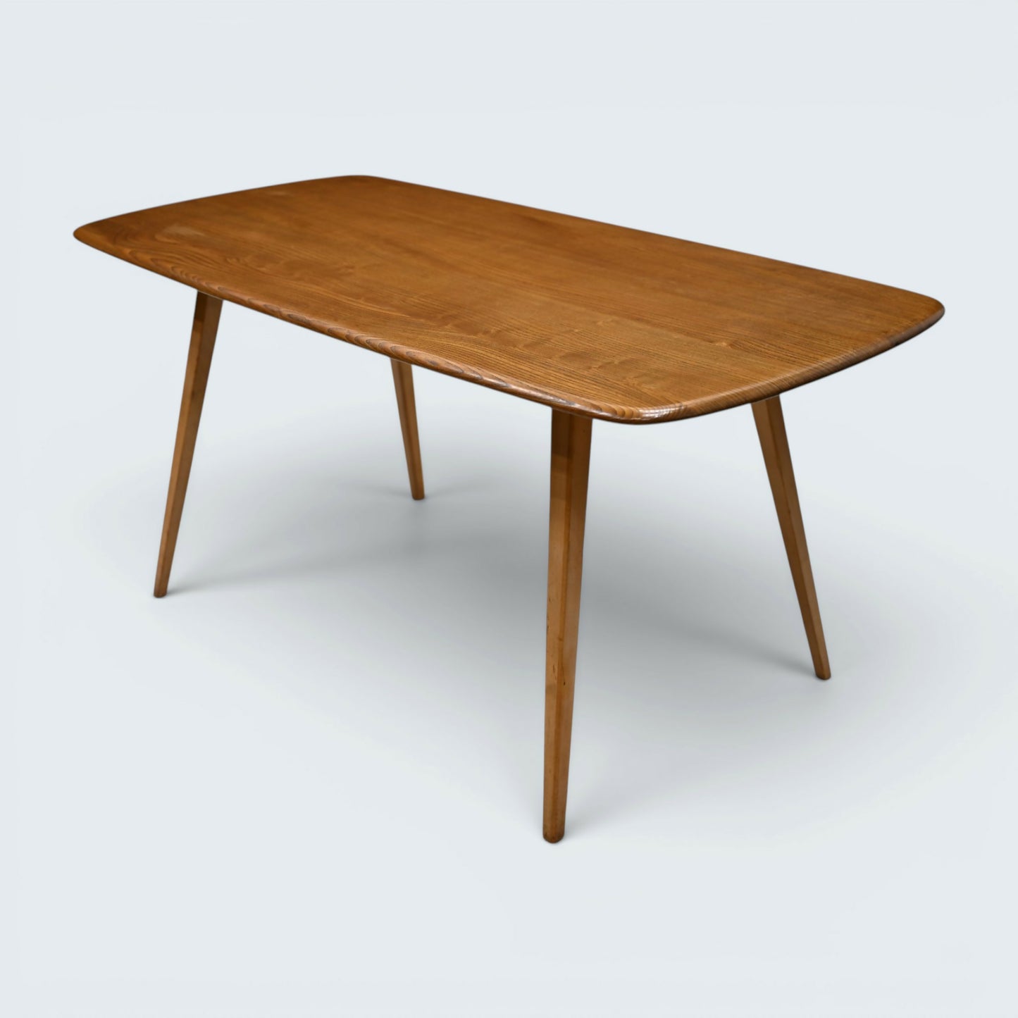 Ercol Plank Dining Table Seats 6 Vintage 5ft Long Light Finish FREE UK Delivery*