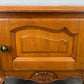 Pair of Bedside Tables Vintage French Louis Oak Nightstands Cabinets LOT 3518