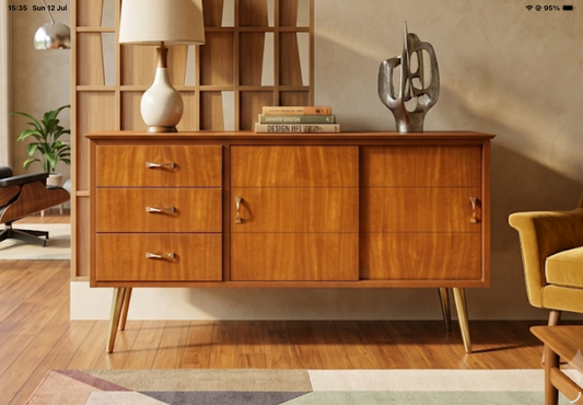 Mid century modern teak sideboard