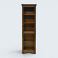Old Charm Narrow Bookcase Finish 4 Shelves Light Oak Carvings FREE UK Delivery*