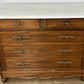 Chest of Drawers Antique French Walnut Marble Top Five Drawer Cabinet LOT 6451