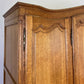 Wardrobe Vintage French Louis XVI Style Oak Four Door Carved Armoire LOT 6401