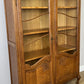 Bookcase Vintage French Louis XIV Style Oak Display Cabinet Sideboard LOT 6359