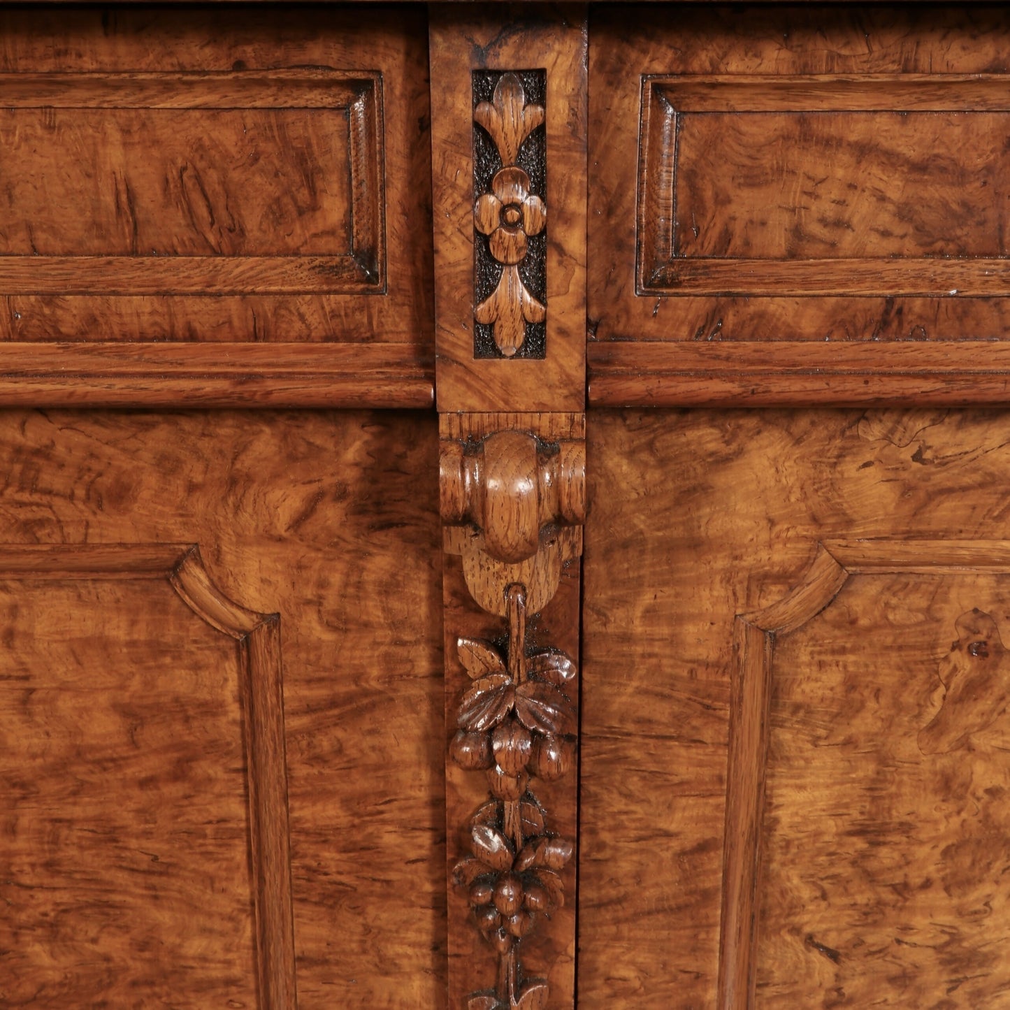 Victorian Pollard Oak Art Deco Sideboard