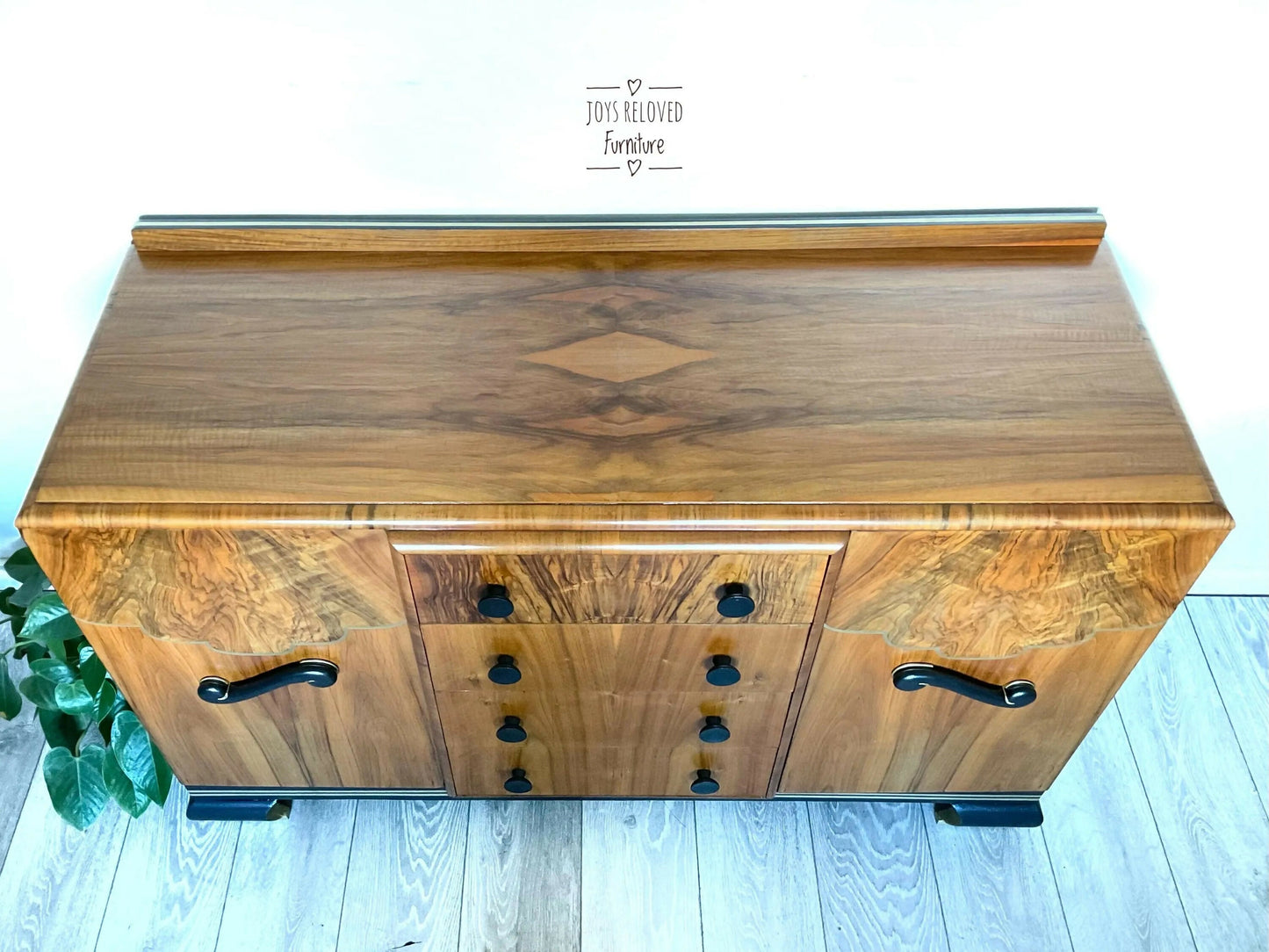 Art Deco Walnut Sideboard
