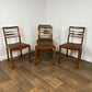 Set Of Four Mid Century Oak Dining Chairs