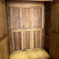 Wardrobe Antique French Style Oak Mirrored Two Door Carved Armoire LOT 6544