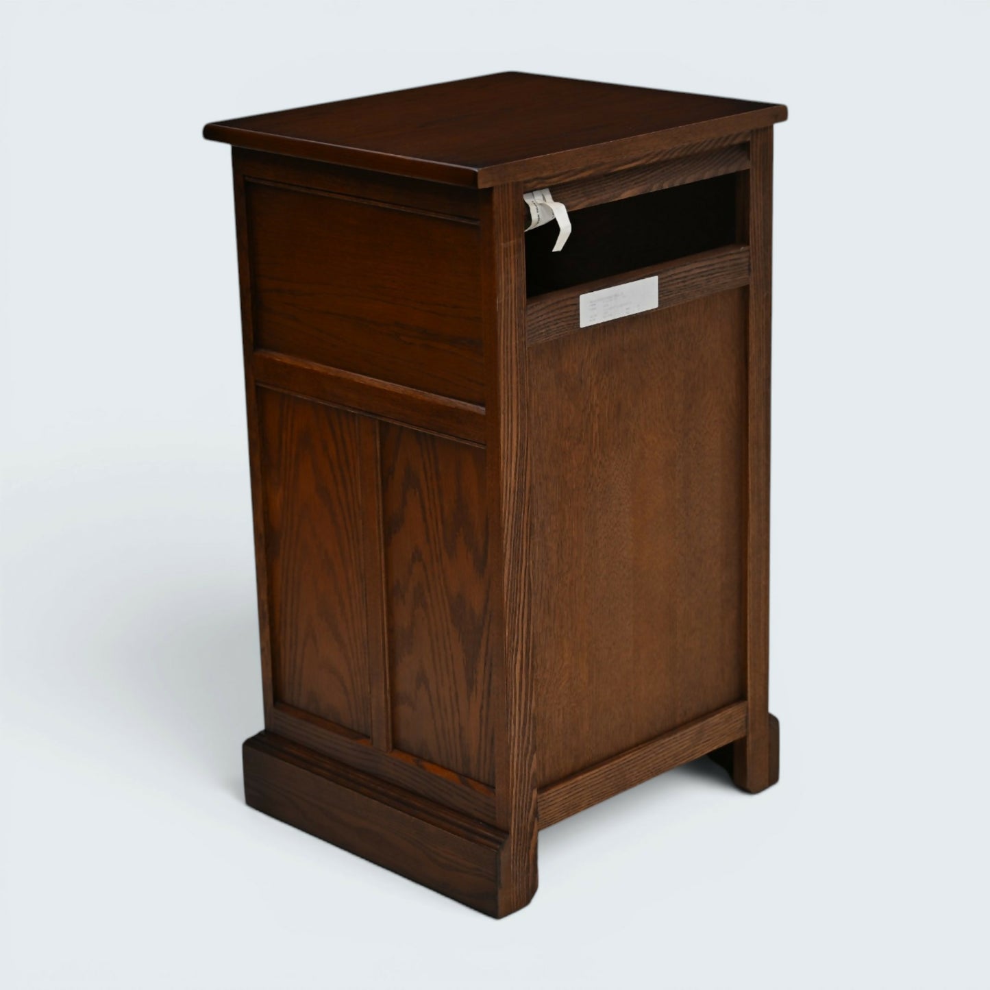 Old Charm Hi Fi/Record Cabinet 1 Adjustable Shelf Tudor Brown FREE UK Delivery*