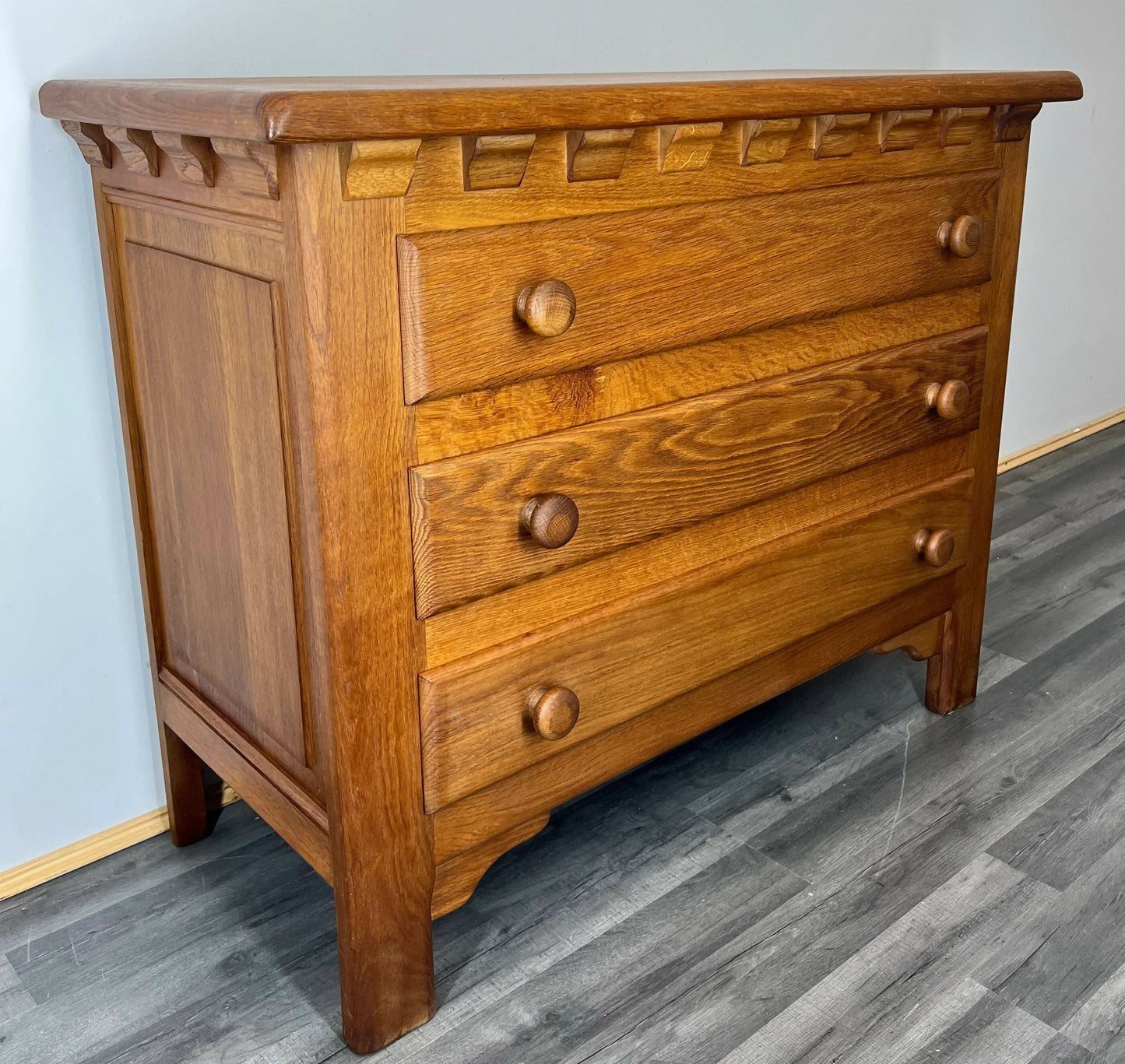 Vintage Chest of Drawers French Style Sideboard Carved Cabinet LOT 2930