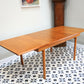 Teak Mid Century Dining Table by White and Newton Extending