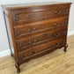 Chest of Drawers Vintage French Louis Oak 4 Drawers Carved Cabinet LOT 6527