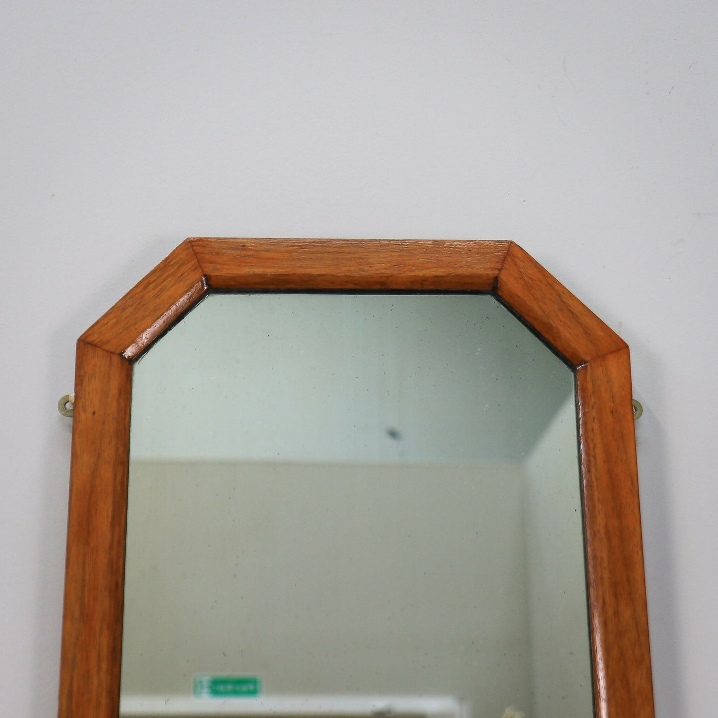 Arts and Crafts Bathroom Wall Mirror with Towel Rail and Box