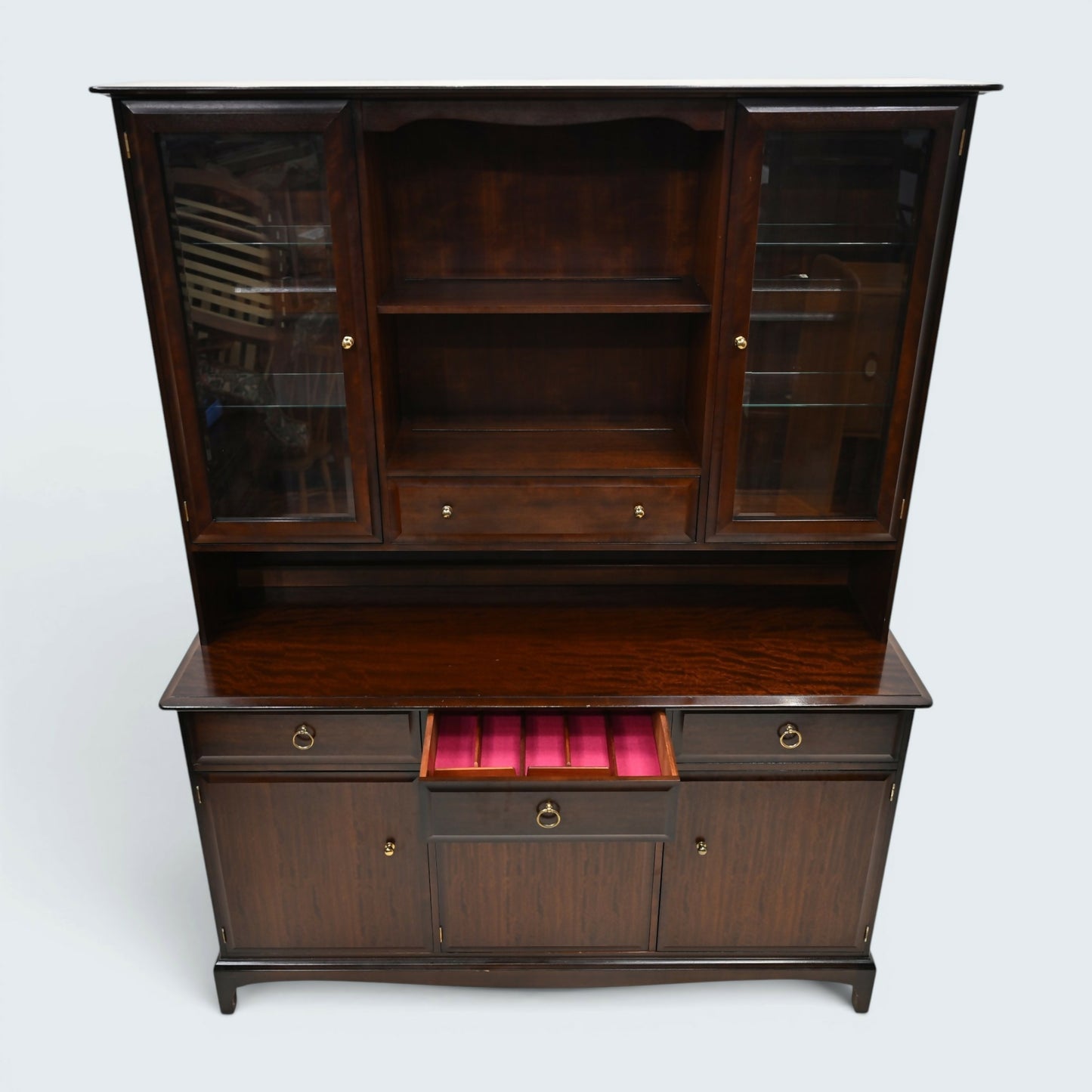 Stag Dresser Sideboard Display Bookcase 2 Piece Storage Unit FREE UK* Delivery