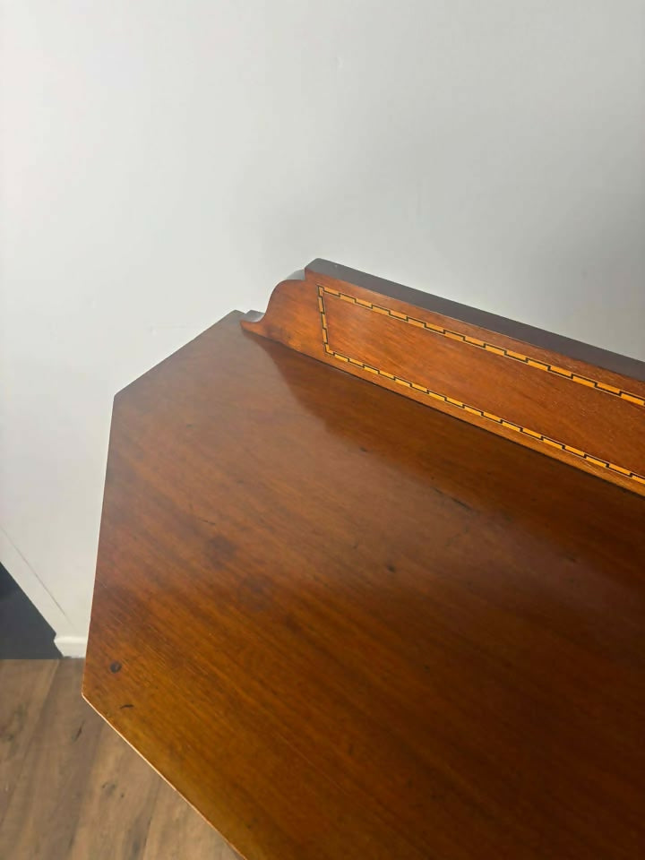 Edwardian Inlaid Mahogany Display Cabinet