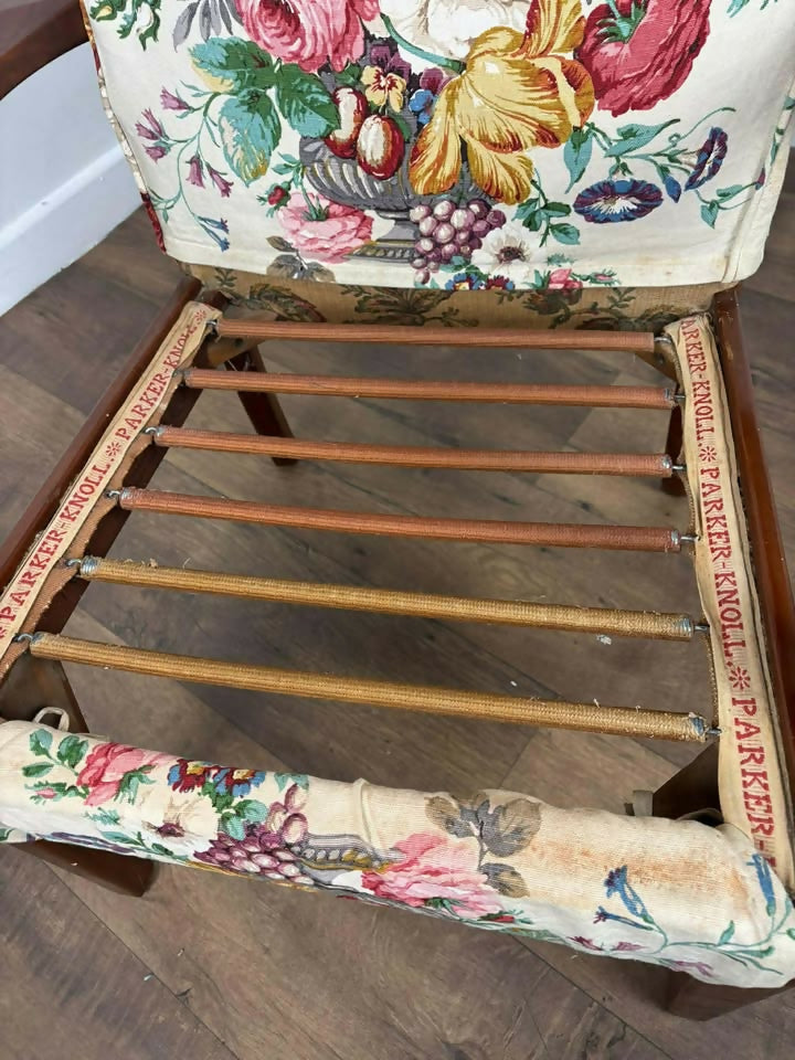 Vintage Parker Knoll Beech Fireside Chair