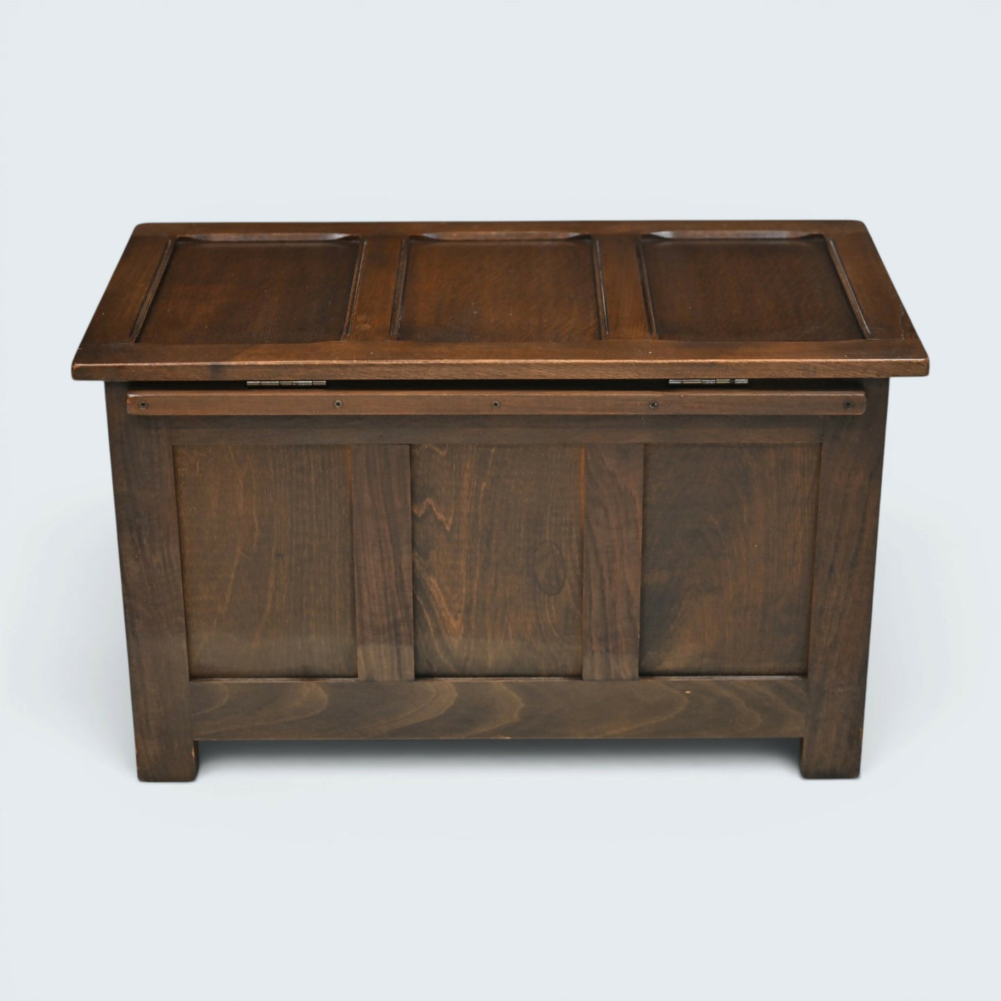 Oak Blanket Box / Coffee Table Carved Front Traditional Finish FREE UK Delivery