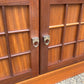 Mid Century Younger Teak Wall Unit Cabinet Writing Desk Bureau