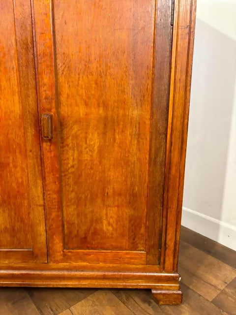 Vintage Oak Veneer Tallboy
