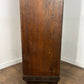 Vintage Oak Fitted Gentleman’s Wardrobe – Original Labelled Interior