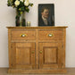 Vintage Pine Cupboard Sideboard | Housekeeper Cupboard | Kitchen Storage Cabinet | Hall Console | Rustic Sideboard
