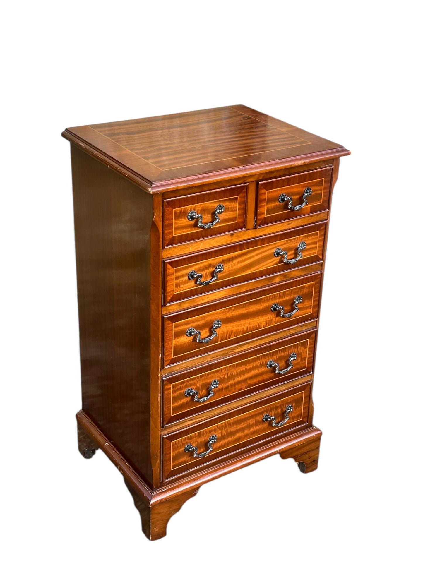 Vintage Georgian style Mahogany chest of drawers / bedside table priorandpender 5 out of 5 stars