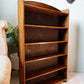 Vintage Slim Open Bookcase In Solid Oak – United Kingdom, C.1910
