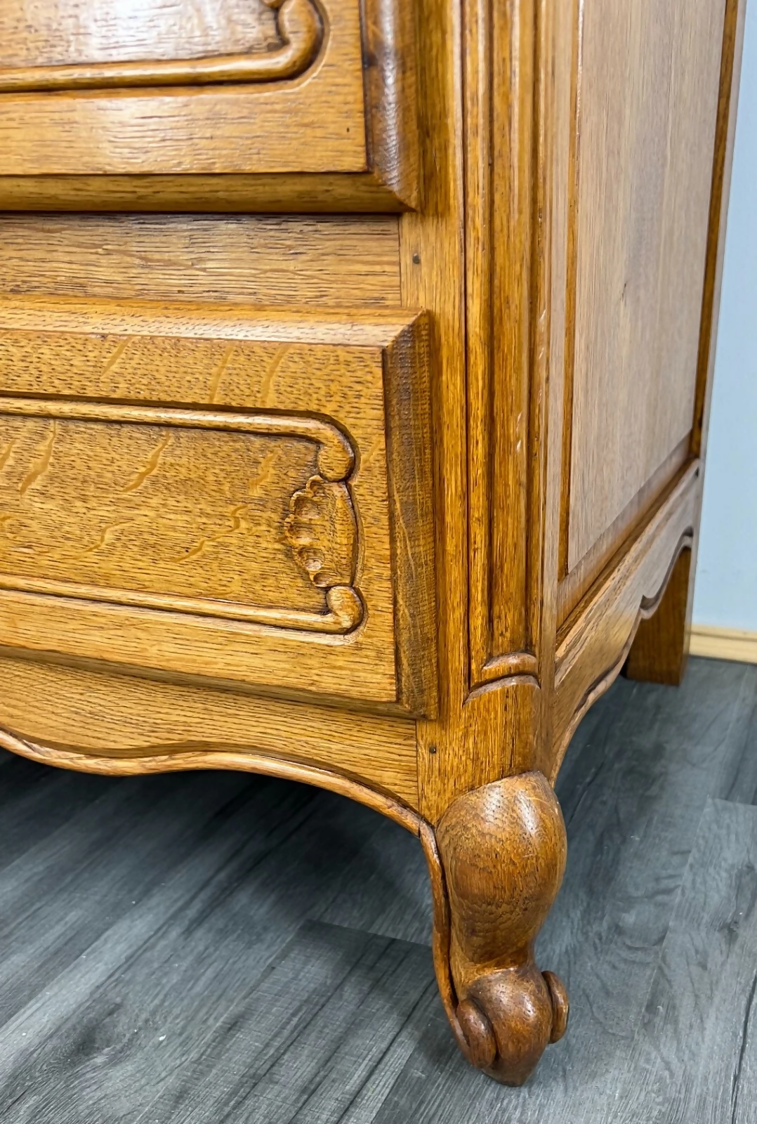 Chest of Drawers Vintage French Louis XIV Sideboard Carved Cabinet LOT 2937
