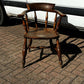 Victorian Vintage Fireside Armchair, Turned Legs.
