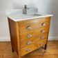 Vintage Vanity Unit Made to Order Bathroom Vanity Unit Custom Made Bathroom Furniture Antique Vintage Bathroom Washstand Basin Unit