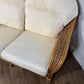 Vintage Three Piece Cane Conservatory Suite – Two Seater Settee & Armchairs