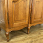 Wardrobe Vintage French Louis XVI Style Oak Four Door Carved Armoire LOT 6503