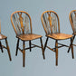 Set of Four Stick Back Windsor Chairs
