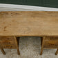Vintage Oak Kneehole Desk - 1940s - Great Patina