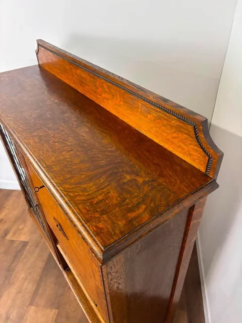 Vintage Oak Bureau Bookcase
