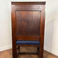 Georgian Mahogany Throne Arm Chair - From Ruthin Court House