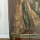 17/18th Century Polychrome Painted Pine Ecclesiastical Panel Depicting St Jude