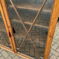 Vintage Mahogany Bookcase Display Cabinet With Adjustable Shelves
