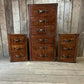 luxury handmade bridle leather bedroom suite set