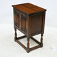 Old Charm Pedestal/Bedside Cabinet Cupboard Linenfold Doors FREE UK DELIVERY. SBR10989/3009E