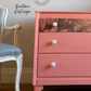 Harris Lebus Chest Of drawers Bedside Table Pink Coral 3 drawers