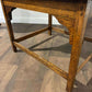19th Century Oak Occasional Table With Tapestry Top Under Glass